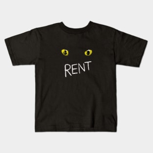 RENT (a la "Cats") (Distressed) Kids T-Shirt